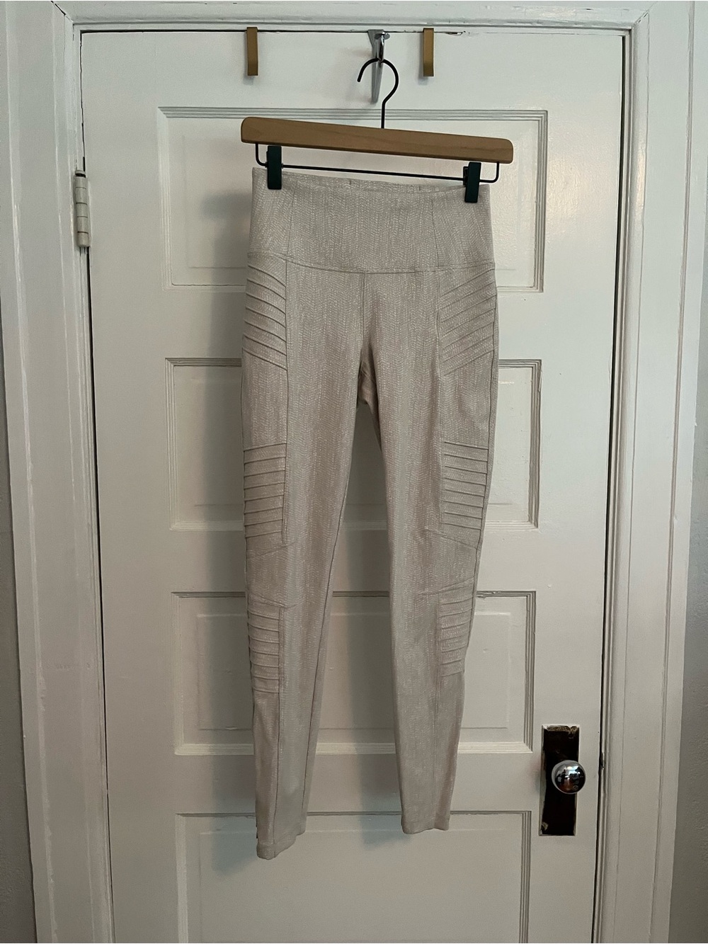 Athleta Delancey Textured Moto Tight